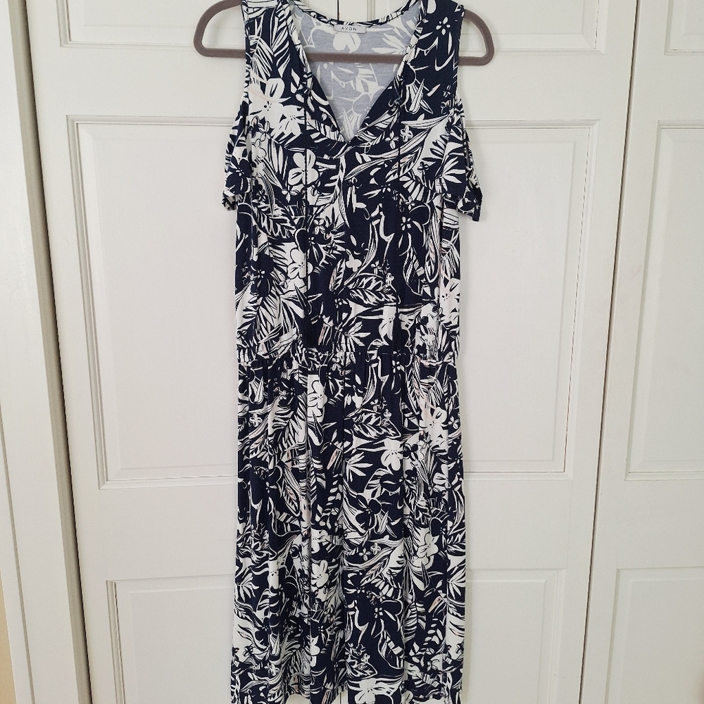 Avon "cold shoulder" maxi dress